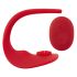 SMILE Slim Panty - vibratore clitorideo a batteria e radio (rosso)