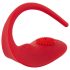 SMILE Slim Panty - vibratore clitorideo a batteria e radio (rosso)