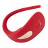 SMILE Slim Panty - vibratore clitorideo a batteria e radio (rosso)