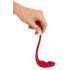 SMILE Slim Panty - vibratore clitorideo a batteria e radio (rosso)