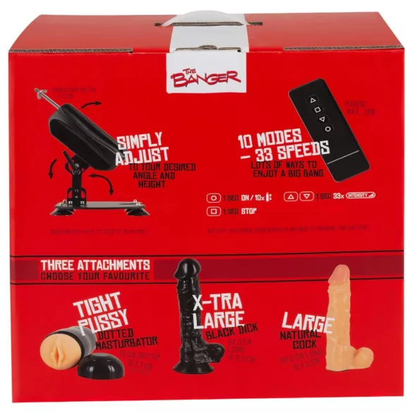 The Banger Fucking Machine - macchina del sesso + 2 dildo e 1 vagina artificiale
