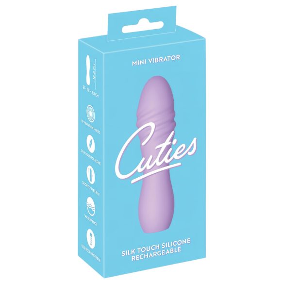 Cuties Mini 3 - ricaricabile, impermeabile, vibratore a spirale (viola)