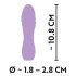 Cuties Mini 3 - ricaricabile, impermeabile, vibratore a spirale (viola)