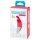 Happyrabbit Mutande - Vibratore clitorideo ricaricabile (rosso)