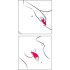 Happyrabbit Mutande - Vibratore clitorideo ricaricabile (rosso)