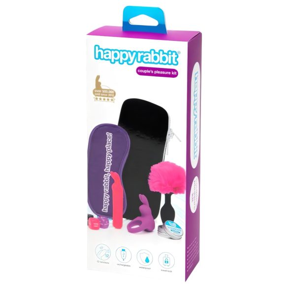 Happyrabbit Coppie - set di vibratori ricaricabile (7 pezzi)