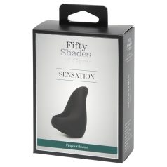   Sensation Finger - mini vibratore da dito nero “Cinquanta sfumature di grigio”