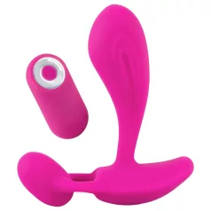   SMILE RC - vibratore punto G ricaricabile wireless - silicone rosa