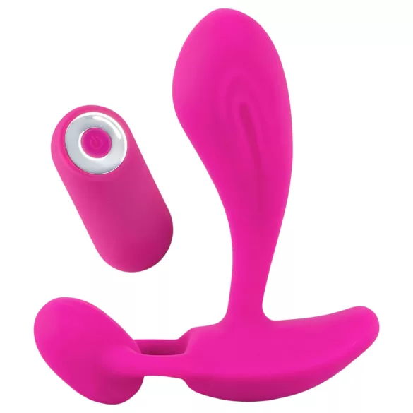SMILE RC - vibratore punto G ricaricabile wireless - silicone rosa