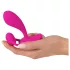 SMILE RC - vibratore punto G ricaricabile wireless - silicone rosa