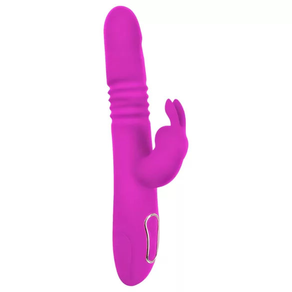 SMILE Rabbit - vibratore ricaricabile rotante e spintaneo con rabbit clitorideo (rosa)