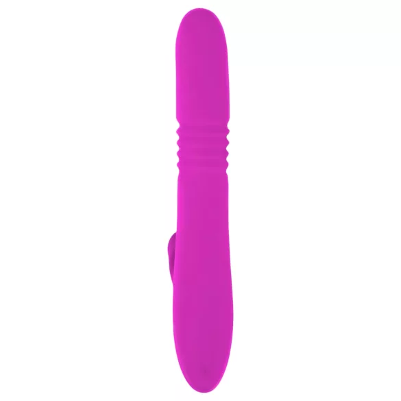 SMILE Rabbit - vibratore ricaricabile rotante e spintaneo con rabbit clitorideo (rosa)