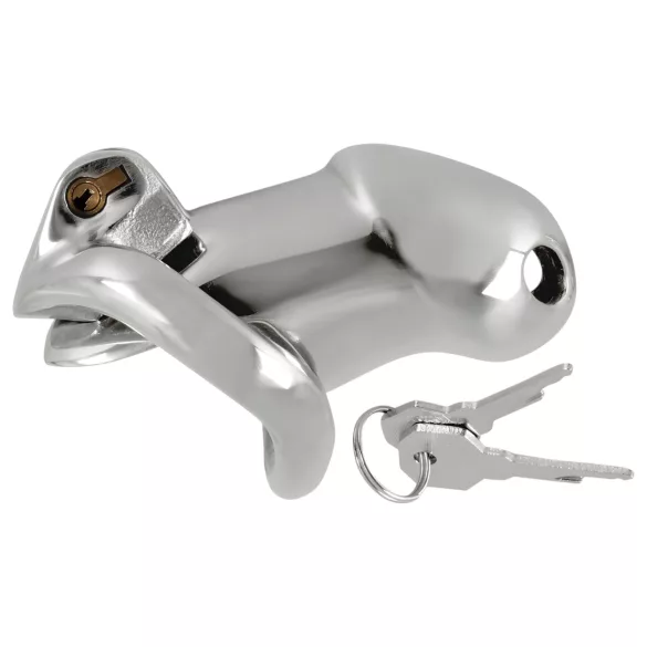 Fetish - gabbia per pene in metallo - argento