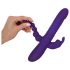 SMILE Triple - vibratore rotante triplo con batterie ricaricabili (viola)