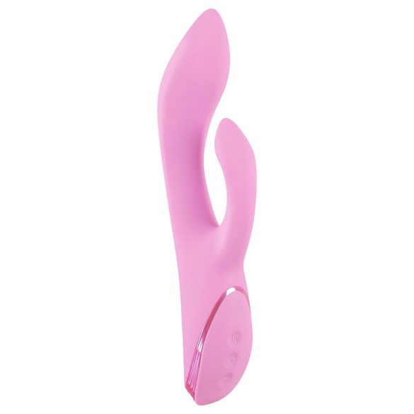 SMILE Nodding – Vibratore rotante ricaricabile con braccio clitorideo rosa