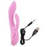 SMILE Nodding – Vibratore rotante ricaricabile con braccio clitorideo rosa