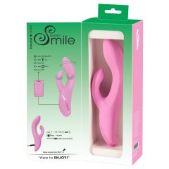   Vibratore SMILE Nodding ricaricabile con asse clitorideo e funzione di annuimento (rosa)