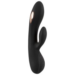   Vibratore elettrostimolante ricaricabile con braccetto clitorideo XOUXOU (nero)