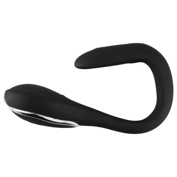 Dilatatore uretrale a spina per pene - dilatatore vibrante ricaricabile (1 cm, nero)