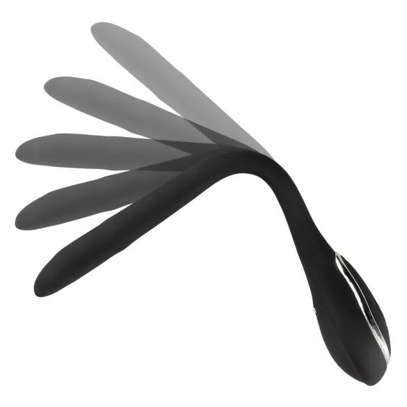 Dilatatore uretrale a spina per pene - dilatatore vibrante ricaricabile (1 cm, nero)