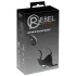 Rebel - anello fallico vibrante con stimolatore testicoli - silicone nero