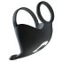 Rebel - Anello Vibrante con Vibrazione per Pene e Testicoli (Nero)
