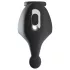 Rebel - anello fallico vibrante con stimolatore testicoli - silicone nero
