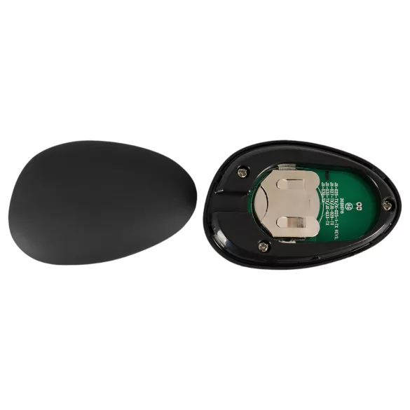 Rebel - anello fallico vibrante con stimolatore testicoli - silicone nero