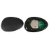 Rebel - anello fallico vibrante con stimolatore testicoli - silicone nero