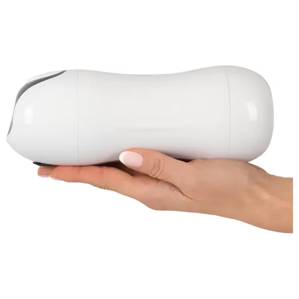 STROKER - masturbatore maschile elettrico con aspirazione e vibrazione - bianco