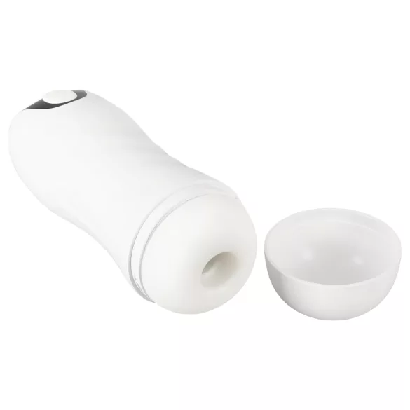 STROKER - masturbatore maschile elettrico con aspirazione e vibrazione - bianco