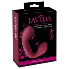   Javida Thumping - vibratore G-Spot e clitoride pulsante (rosso)