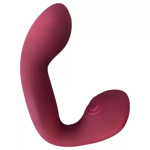 Javida Thumping - vibratore G-Spot e clitoride pulsante (rosso)