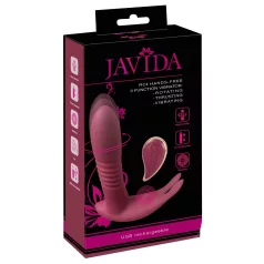   Javida RC - vibratore clitorideo 3 funzioni ricaricabile wireless - rosso