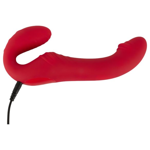 You2Toys - vibratore indossabile senza cinghie con telecomando - rosso