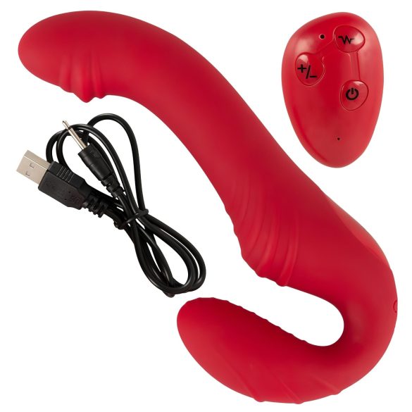 You2Toys - vibratore indossabile senza cinghie con telecomando - rosso