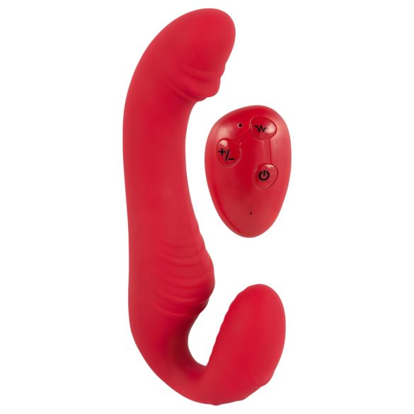 You2Toys - vibratore indossabile senza cinghie con telecomando - rosso