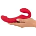 You2Toys - vibratore indossabile senza cinghie con telecomando - rosso