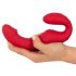 You2Toys - vibratore indossabile senza cinghie con telecomando - rosso