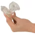 You2Toys Piss Play Sleeve - estensione per pene con tubo di scarico (trasparente)
