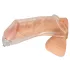 You2Toys Piss Play Sleeve - estensione per pene con tubo di scarico (trasparente)