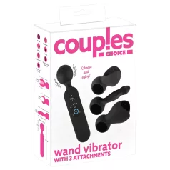   Couples Choice - vibratore massaggiante ricaricabile riscaldante - nero