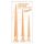 You2Toys - Set di Dildi Plug Extra Lunghi (3 pezzi) - Naturale