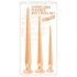 You2Toys - Set di Dildi Plug Extra Lunghi (3 pezzi) - Naturale