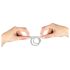You2Toys - Anello triplo in silicone per pene e testicoli (argento)