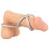 You2Toys - Anello triplo in silicone per pene e testicoli (argento)