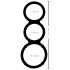 You2Toys - Anello triplo in silicone per pene e testicoli (argento)