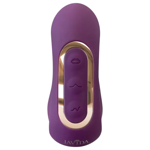 Javida - vibratore clitorideo 4in1 - stimolatore multiplo - silicone viola