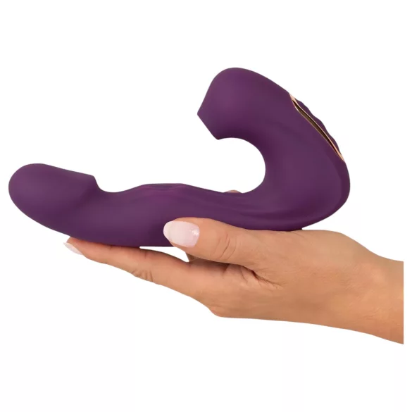 Javida - vibratore clitorideo 4in1 - stimolatore multiplo - silicone viola