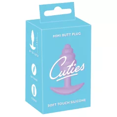   Cuties Mini Butt Plug - plug anale piccolo - silicone viola 2,8 cm